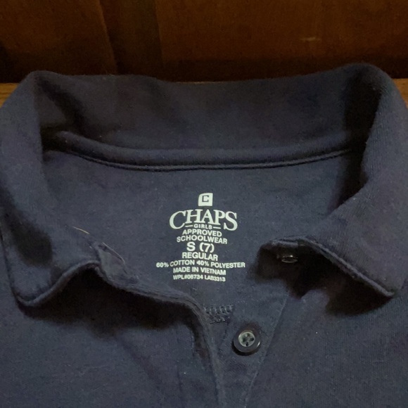 Chaps Girl’s School Uniform Dress Navy Size S (7) - Picture 3 of 3